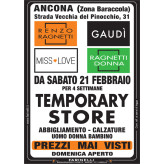 Temporary Store Ancona “L’Originale della Baraccola”