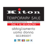 Kiton Temporary Sale Milano