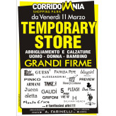 Temporary Store Grandi Firme CorridoMnia